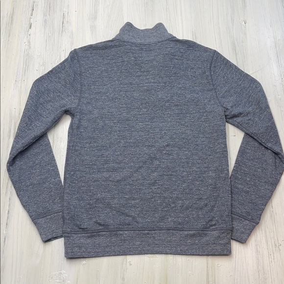 Faherty Heather Blue 1/4 Zip-Up Pullover Unisex Sz S - Picture 7 of 8